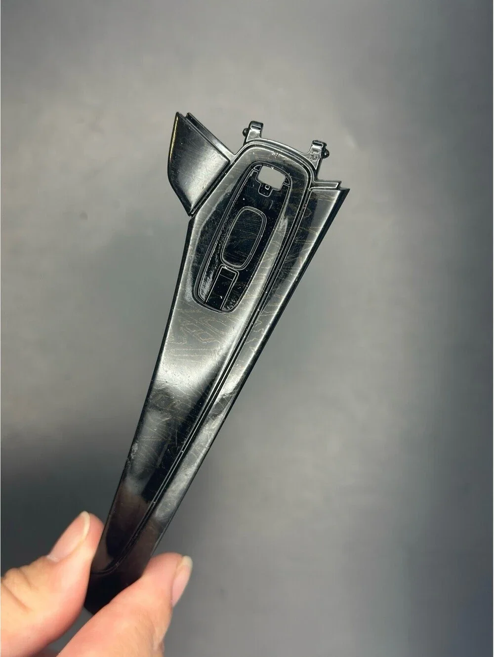 Oakley Batwolf OEM Polished Black Gold Text Left Replacement Arm